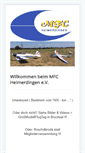 Mobile Screenshot of mfc-heimerdingen.de